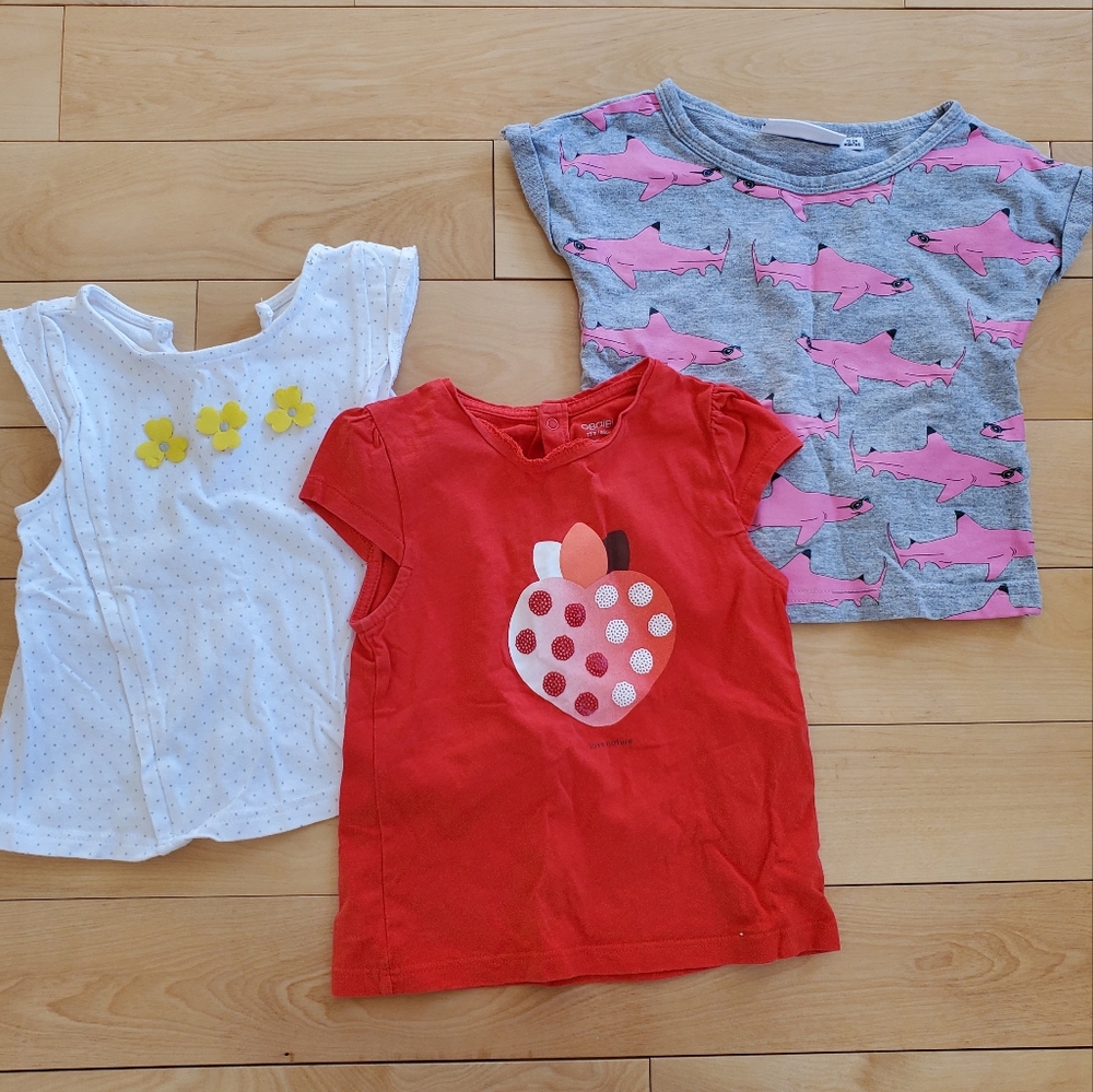 OBAIBI Toddler Girl T-shirts - Age 2